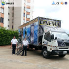 Truck Mobile 5D Cinema Red Colour Comfortable Chair Spray Air Vibration