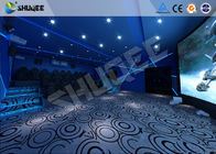Amusement Park Electronic 5D Theater System With Projectors / Flat Screen / Motion Chair