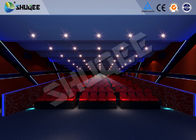 Red Motion Chairs 5D Theater System , 5D Cinema Simulator For Shopping Mall