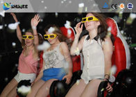 3 Seat Per Seat 5D Movie Theater Equipment With Electrical System CE Certificate