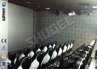 Genuine Leather Convenient 6D Movie Theater With 3DOF Motion Chairs