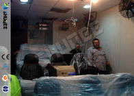 9 Seats Mobile Movie Theater Black With Metal Flat Screen