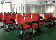 Red Luxury Cinema Seats 7D Movie Theater With Interactive Gun shooting Games