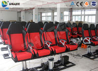 Amusement Theme Park XD Theatre Electric Motion Seat PU / Genuine Leather