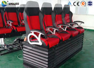 5D Digital Theater System PU Leather Seats Pneumatic / Hydraulic / Electronic