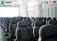 Black Luxury Seats 7d Simulator Cinema Motion Chair In Genuine Leather Material