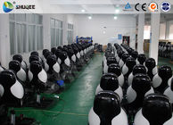 Black Luxury Seats 7d Simulator Cinema Motion Chair In Genuine Leather Material