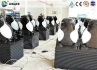 Pneumatic 5D Motion Theater Chair With Spray Water Function Rubber Cover