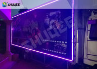 Amusement Truck Mobile 5D Cinema System 5D Simulator For Holding 6 People