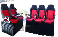 Vibration / Electric Shock Leather 3 DOF 5D / 6D / 7D Motion Theater Chair