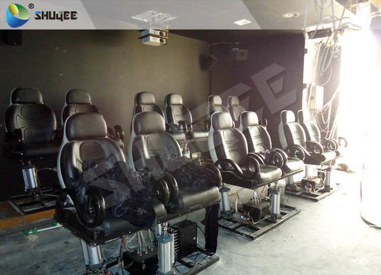 China Movie Theater Equipments 3 DOF Motion Chair 1 / 2 / 3 Seats A Group 5D Cinema System factory
