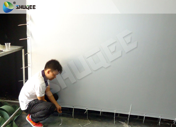 Movie Theater Equipments 3 DOF Motion Chair 1 / 2 / 3 Seats A Group 5D Cinema System