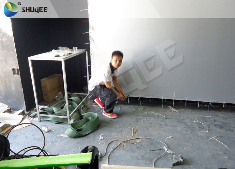 Electric System 5D Movie Theater With Motion Ride Special Effect Bubble / Rain / Snow