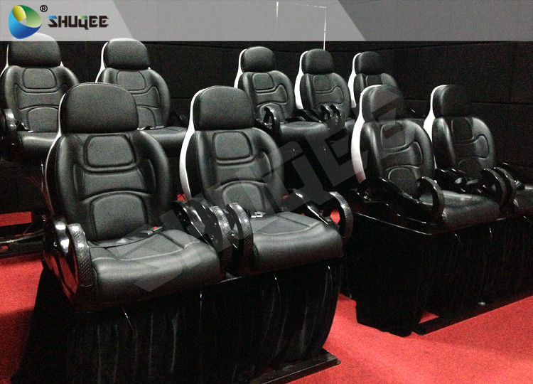 3 Seats Funny 7D Movie Theater Dynamic System Simulation Motion Rides Equipment