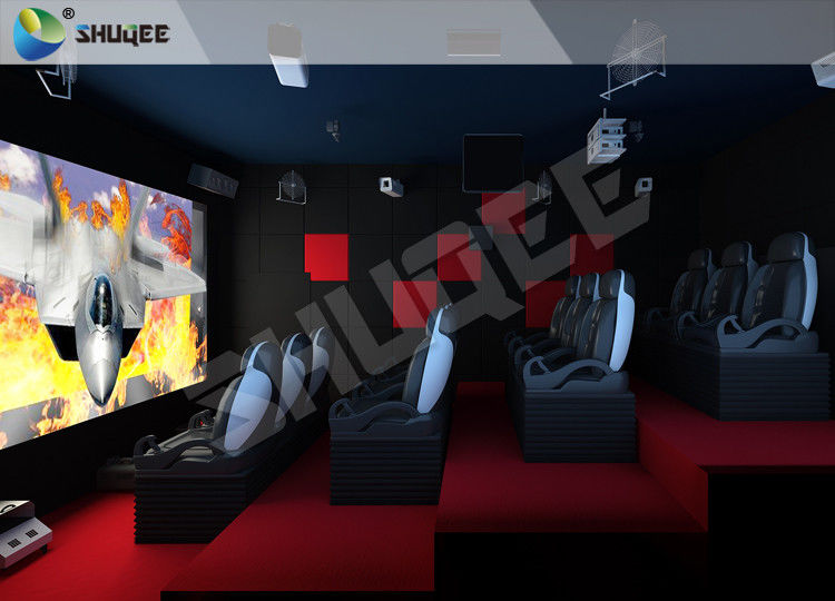 Minitype Thrilling Action Ride Imax Movie Theaters Interactive 5D Cinema With Cabin