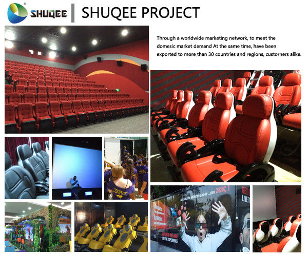 80 Seats Big 4D Theater Moving Seats Movie Theater 7.1 Audio System 0