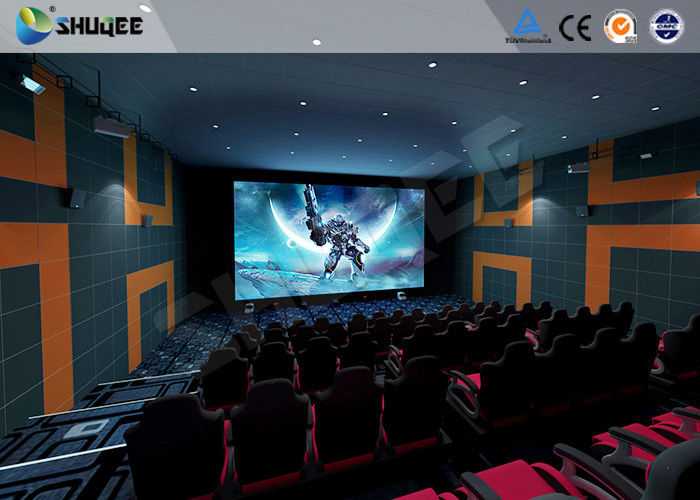 China 5.1 Audio System 4D Big Movie Theater With Red Standard Chair factory