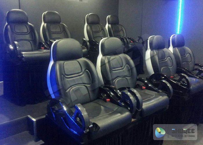 6D Cinema Equipment Cabin Box 9 People Electric Platform Chairs VR Glasses 0