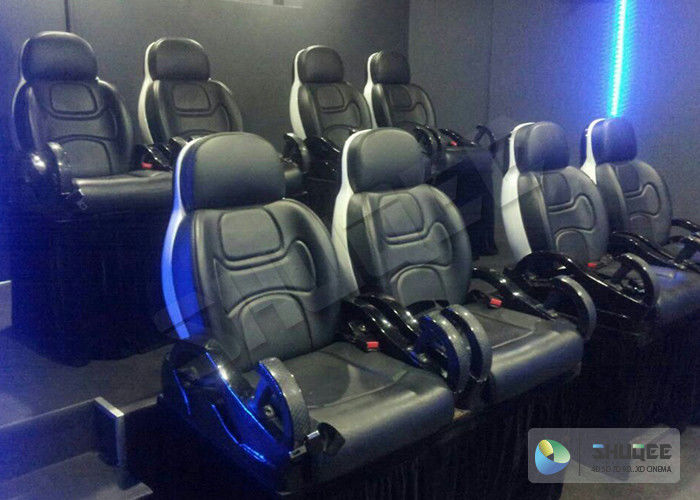 Thrilling Action Ride 5D Theater System Hydraulic Motion 5D Kino With Cabin