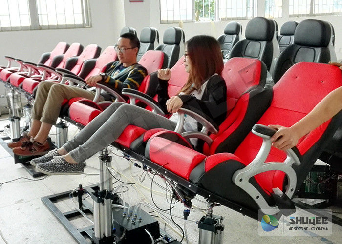 China 5D Luxury Movie Theater Seat Electric Hydraulic And Pneumatic Mobile Seats factory