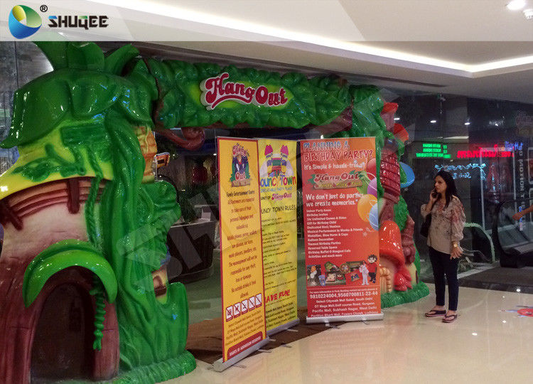 Dinosaur 5D Movie Theater For Mall Party Cinema With Action Rides Projector