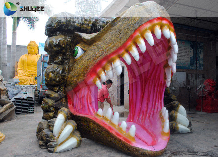 China Attractive Cinema 5D Simulator 5D Movie Theatre Dinosaur Design Cabin factory