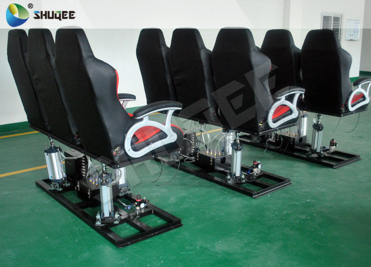 6D Cinema Equipment 6d Movie Theater Electric / Hydraulic / Pneumatic
