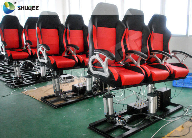 Most Attractive 4D Cinema Equipment With Red Comfortable Chair
