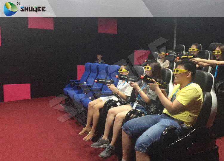 Business Mode 7D Cinema System With Interative Luxury 7D Gun Shooting Game