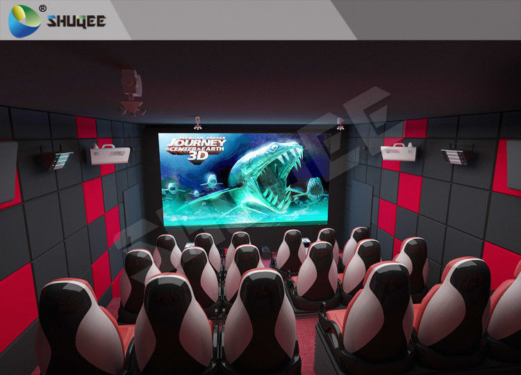 China ISO Certificate 5d Theater System / 5D Cinema System 24 People Mobile Movie Theater factory
