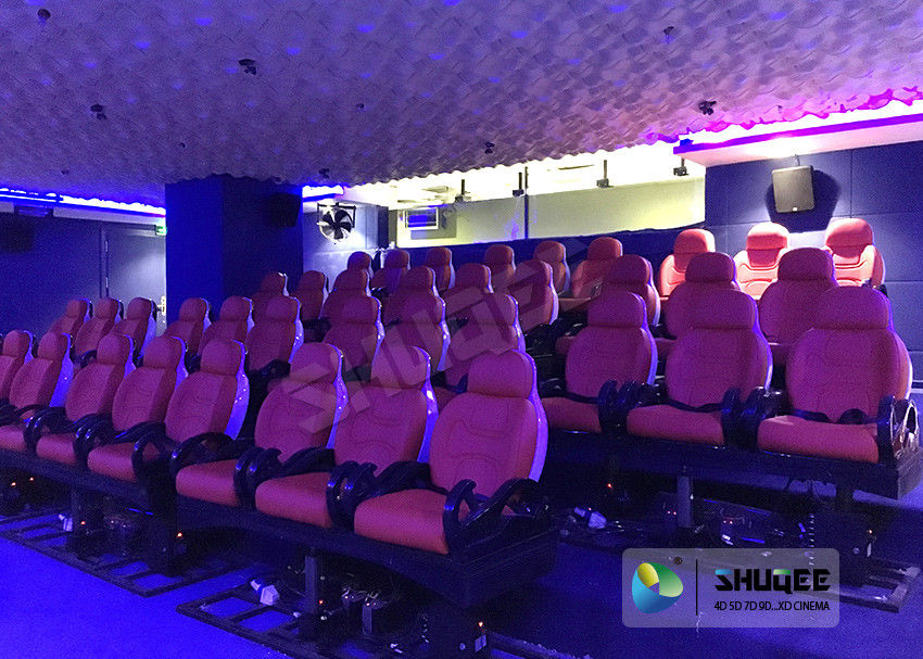 China Electric Motion 5D Cinema Equipment For Excitement , Feel Movements In 5D Cinema Seats factory