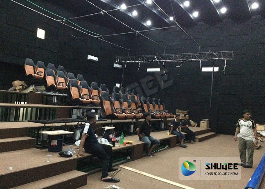 Indoor 3D / 4D / 5D / 6D Cinema System , Motion Theater Chair
