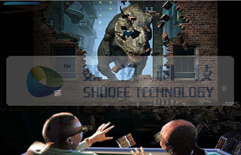 Dinosaur 5D Movie Theater Equipment Motion Cinema Seating With Cup Holder