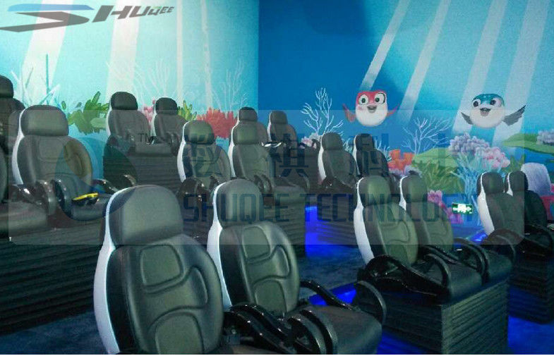 3d / 4d / 5d / 6d Cinema Motion Theater Chair Pneumatic / Hydraulic / Electronic