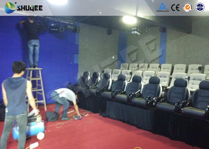 China Multi Person Interactive 7D Movie Theater With Unique Interactive Shooting System factory