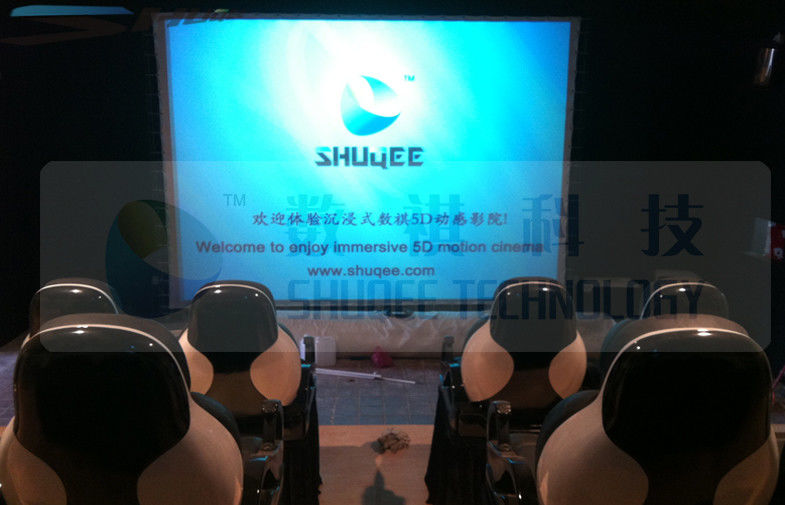 China Black Pneumatic Motion Seat 5D Motion Cinema 5D Simulator Equipment TUV Approval factory
