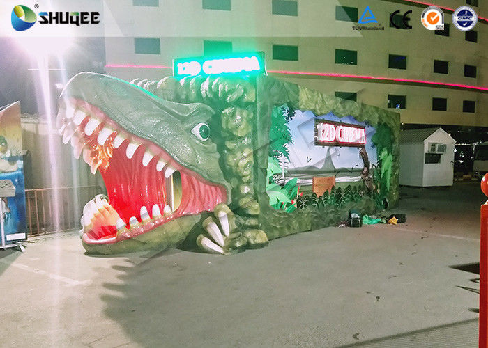 China Convenient Outdoor Mini 5D Movie Theater With Dinosaur Design For Entrepreneurs factory