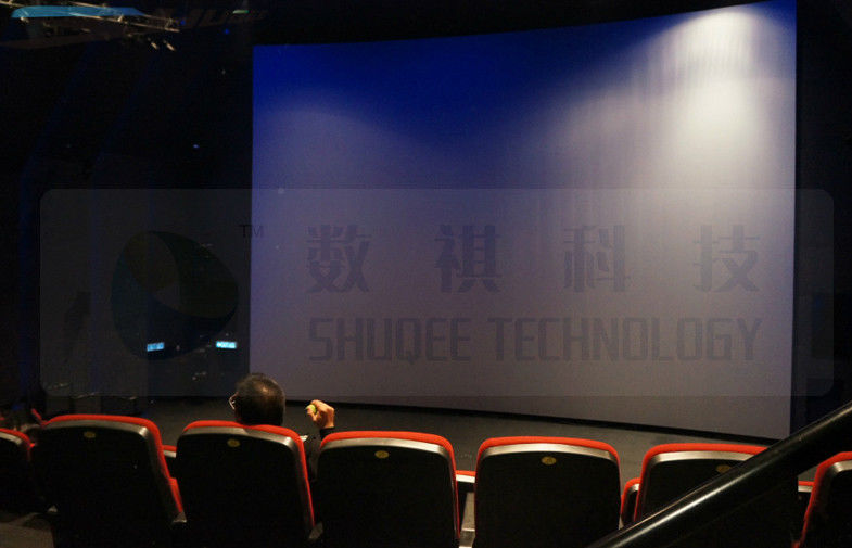 100 Seats 4D Cinema Theater With Motion Seat / Metal Flat Screen / Special Effect Machine