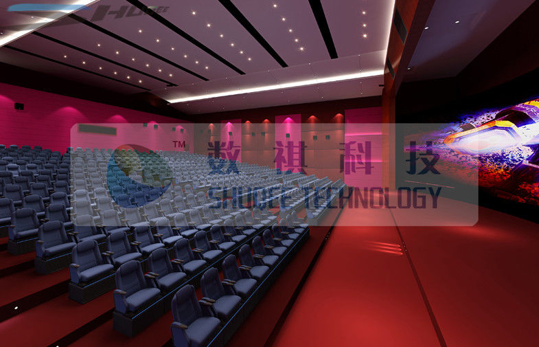 Various Complicated Special Effect 4D Cinema System With 4 Seats / 6 Seats