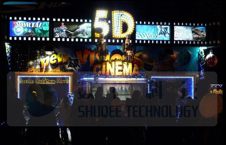 Panorama Sreen 5D Cinema Equipment Arc Screen with 6 Projectors