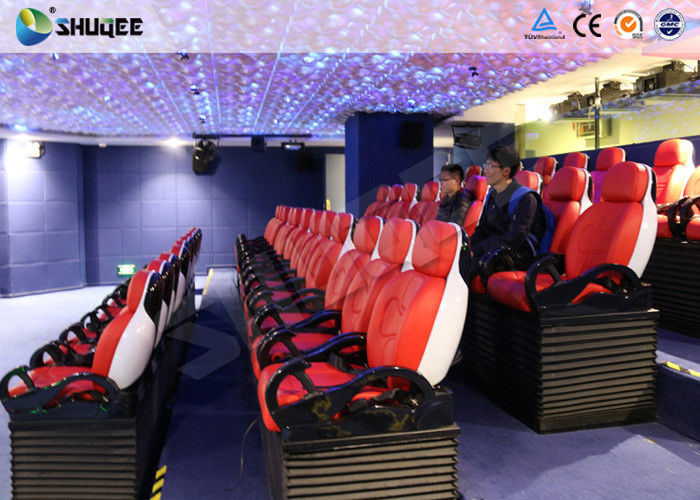 Simulator Cinema System 5D Movie Theatre With 3 DOF Movement Chair 1 / 2 / 3 Seats