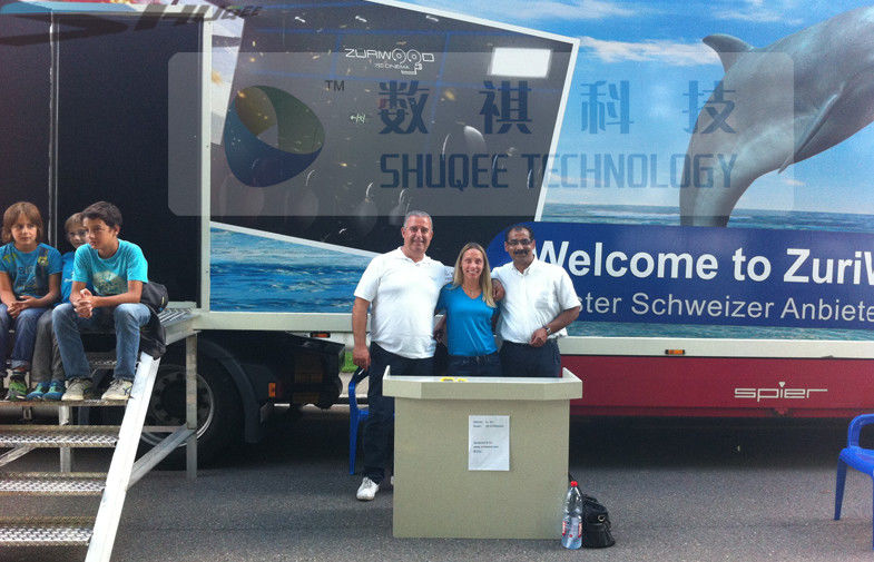 6D Film 6D Movie Theater With Leg Tickle , Vibration , Push Back Function