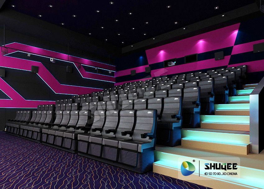 China Exciting 4D Movie Theater With Circular Screen , 4D Theater System factory
