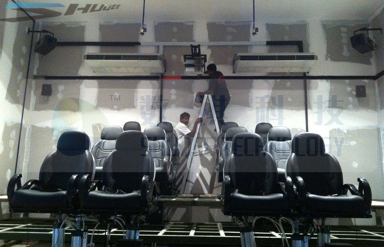Motion 6d Movie Theater With 3 DOF Electronic Dynamic System Vibration Chair