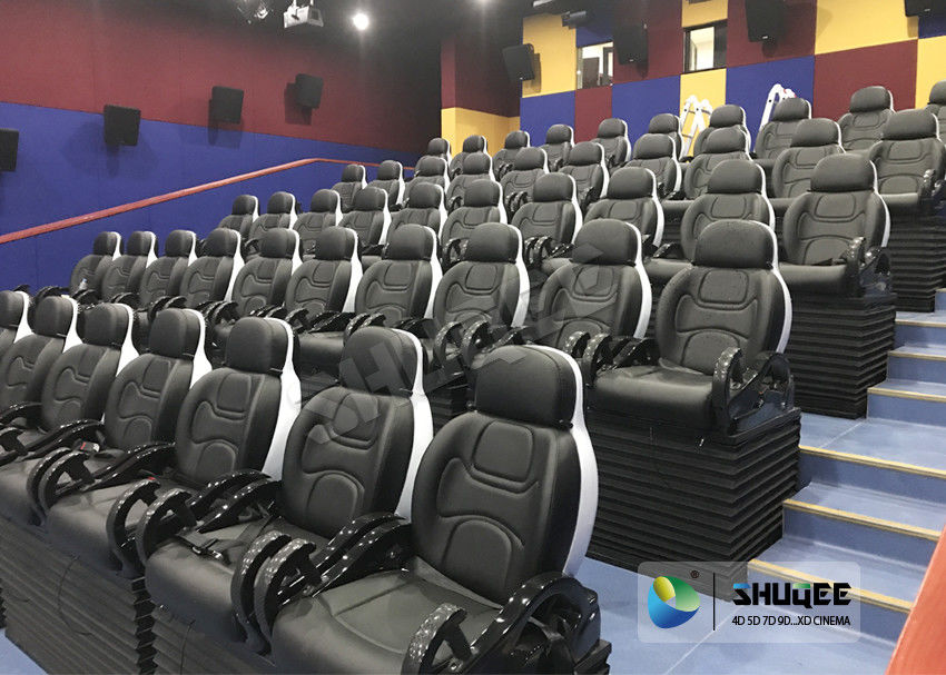 Unique 5D Cinema Equipment Electric Or Pneumatic System / Motion Theater Chair