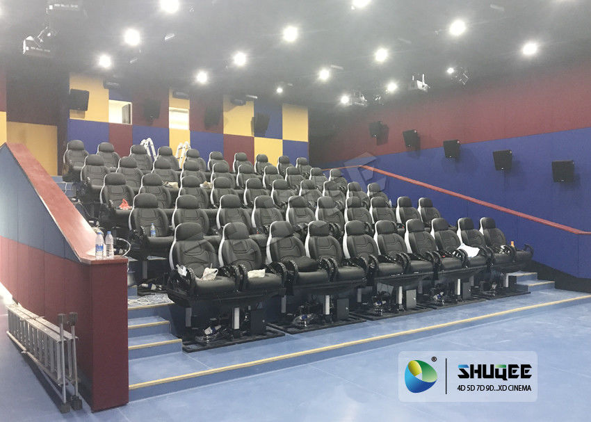 China Fast Return 5D Theater With Genuine Leather Electric 5D Seats In Business Center factory