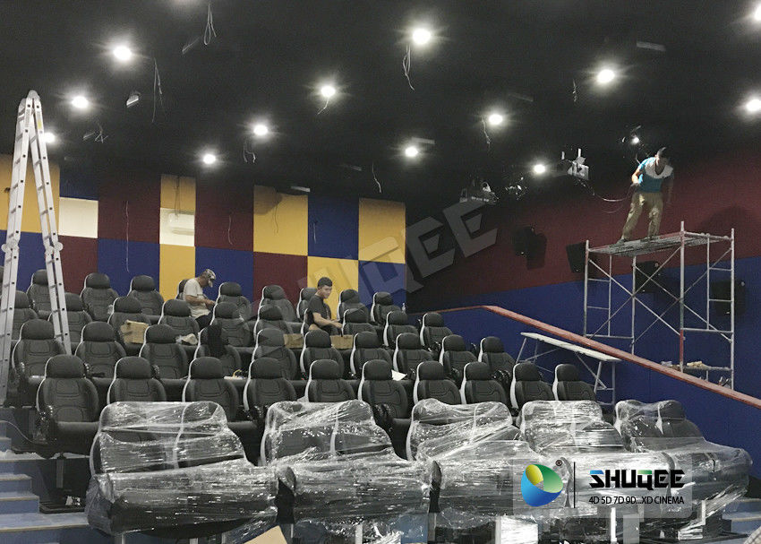 China Customized 5D Movie Theater Simulator With Energy - Efficient Motion Seat factory