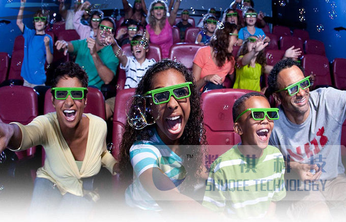 Customize 4D Cinema System Pneumatic / Hydraulic / Electric Motion Chairs With Movement 2