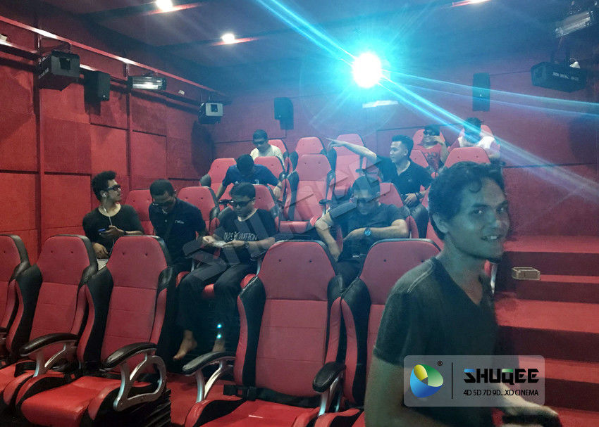 Electric / Pneumatic System 5D Movie Theater With 3 DOF Motion Chair In The Cinema Hall