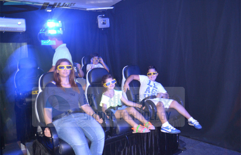 Motion 6d Movie Theater With 3 DOF Electronic Dynamic System Vibration Chair